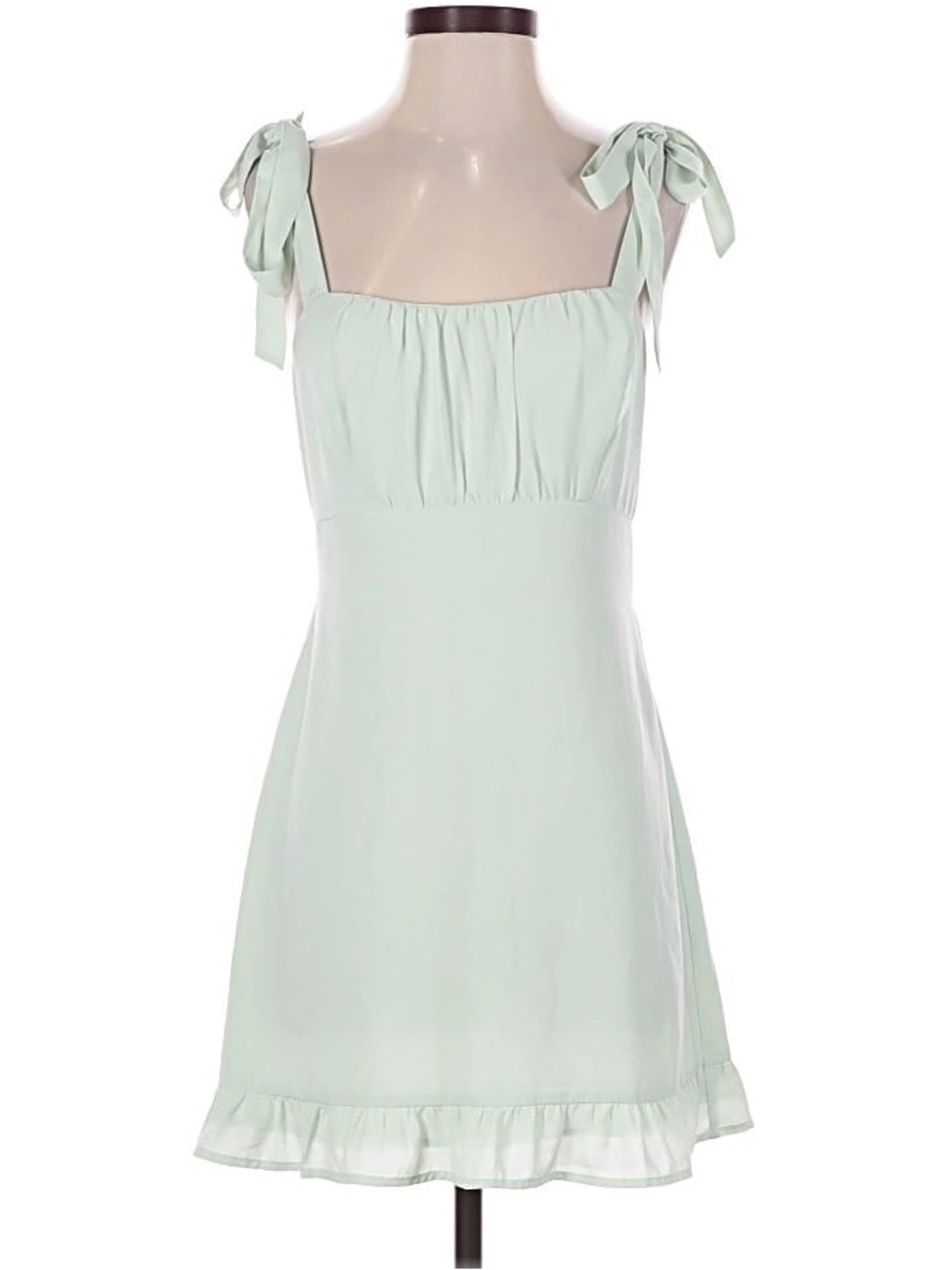 Abercrombie Mint Tie-Shoulder Dress